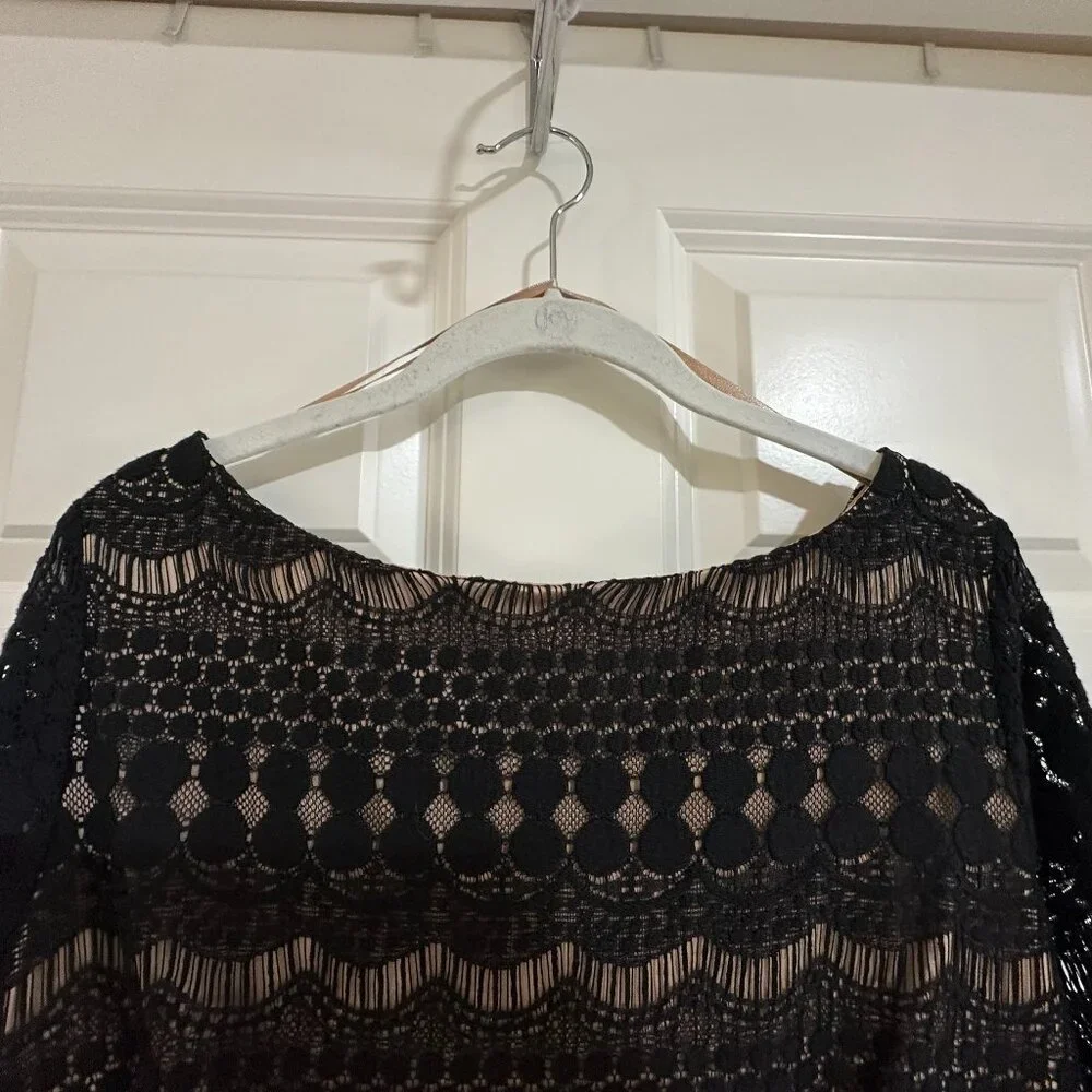 Jessica Howard Black Lace Cocktail Dress - Size 16 - NWOT - Picture 4 of 14